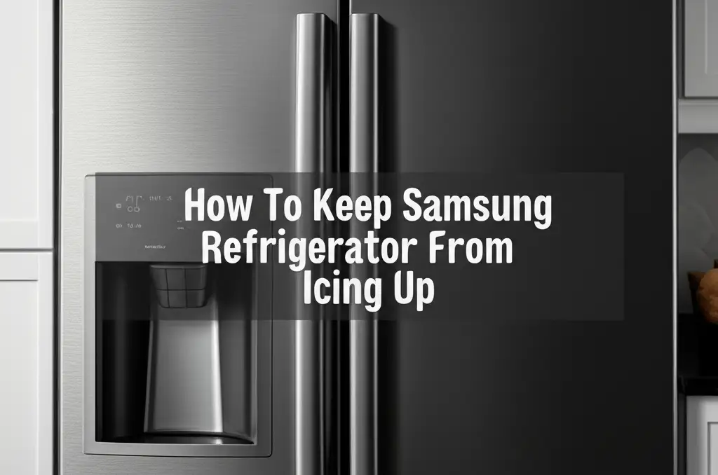 How To Keep Samsung Refrigerator From Icing Up
