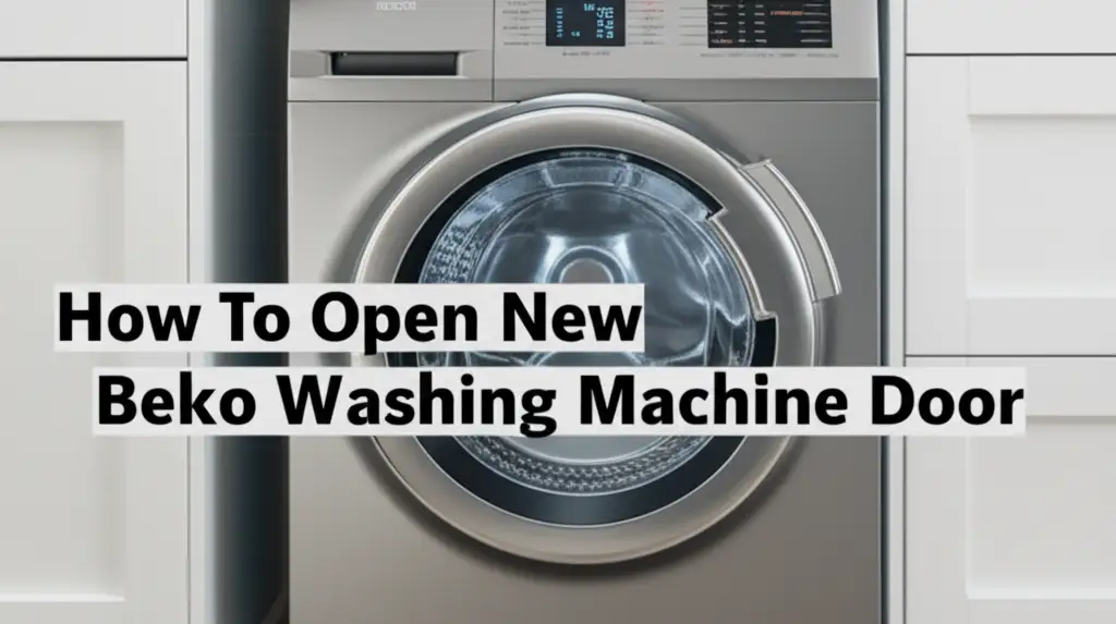 How To Open New Beko Washing Machine Door