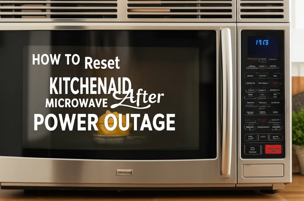 How To Reset Kitchenaid Microwave After Power Outage