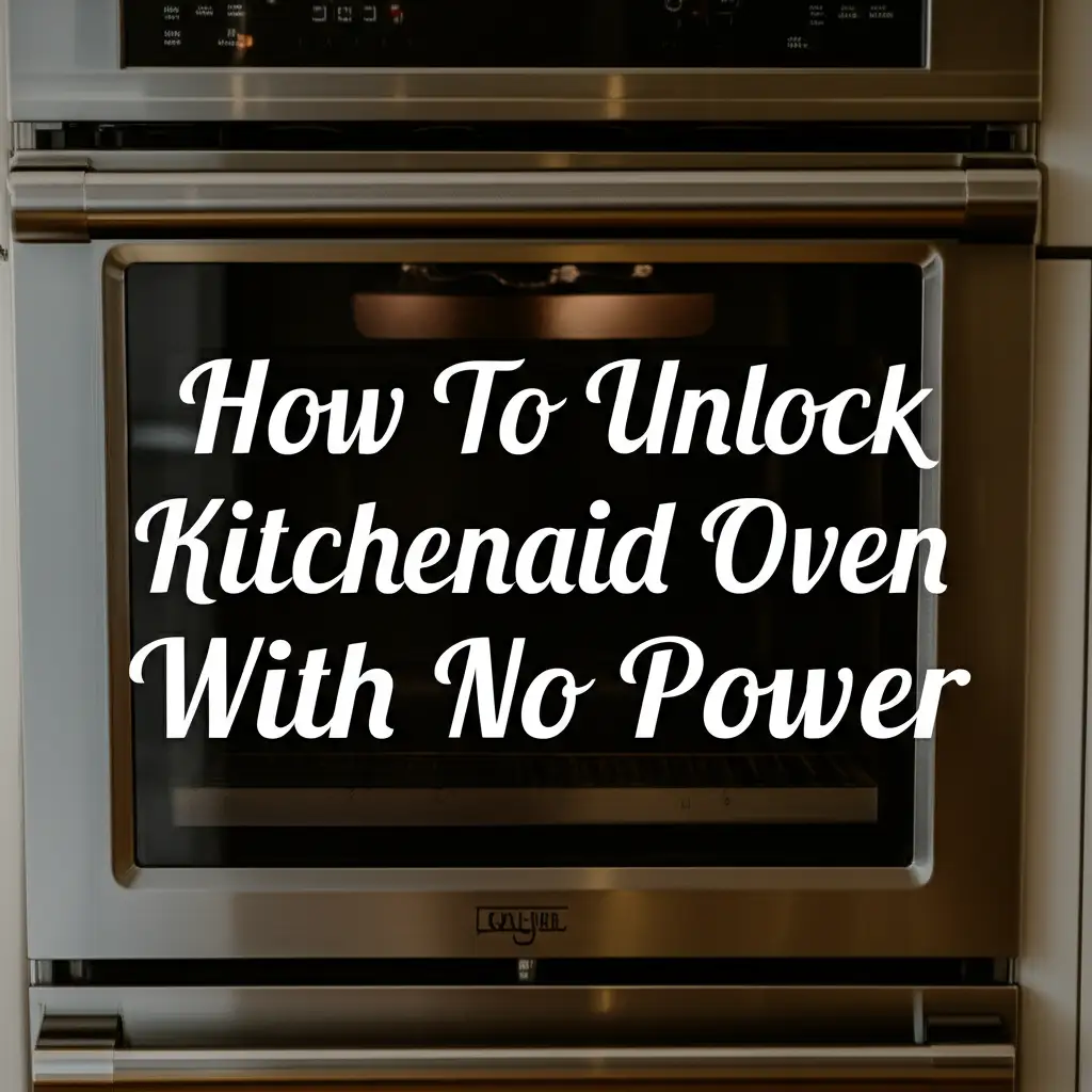 How To Unlock Kitchenaid Oven With No Power