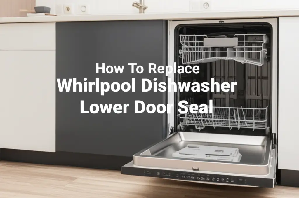 How To Replace Whirlpool Dishwasher Lower Door Seal