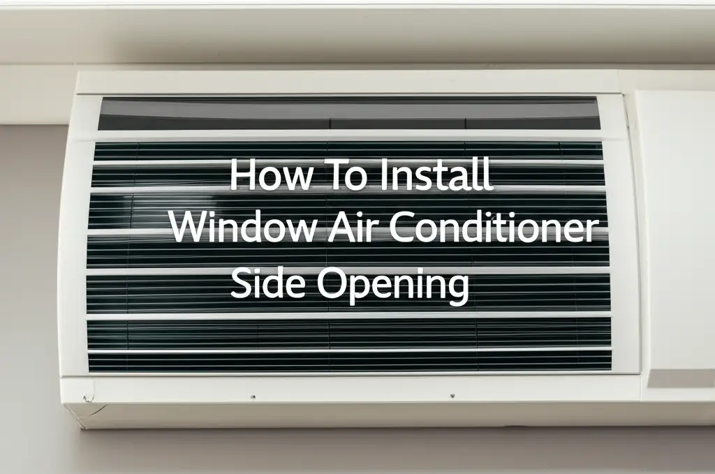 How To Install Window Air Conditioner Side Opening