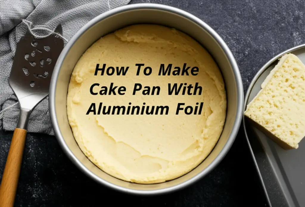 How To Make Cake Pan With Aluminium Foil