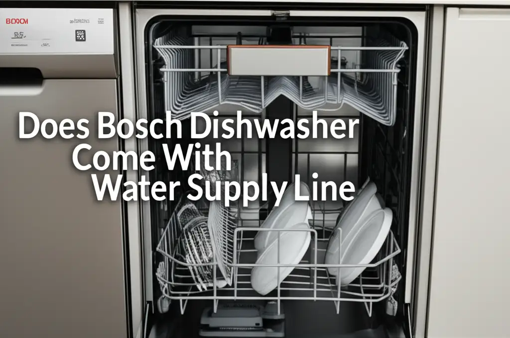 Does Bosch Dishwasher Come With Water Supply Line