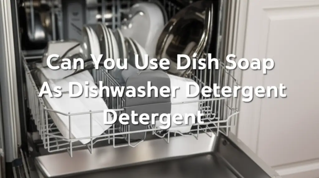 Can You Use Dish Soap As Dishwasher Detergent