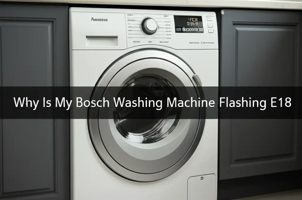 Why Is My Bosch Washing Machine Flashing E18