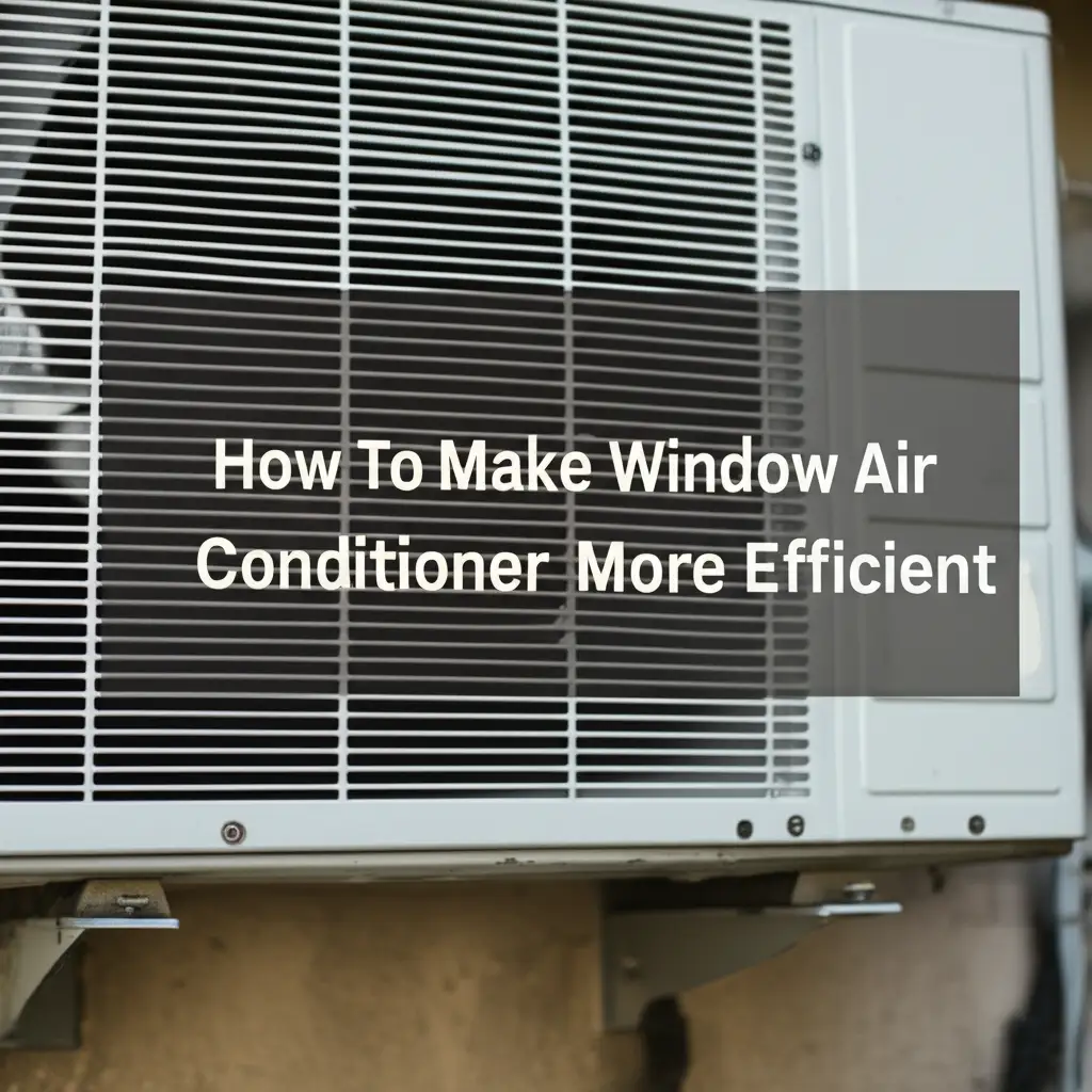 How To Make Window Air Conditioner More Efficient