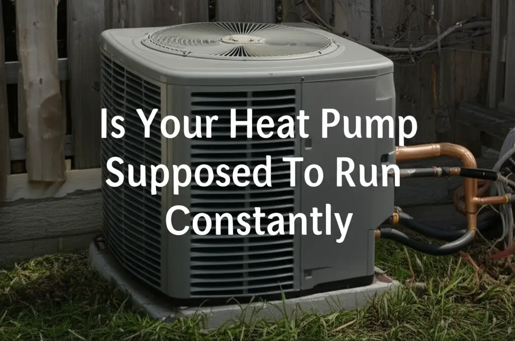 Is Your Heat Pump Supposed To Run Constantly