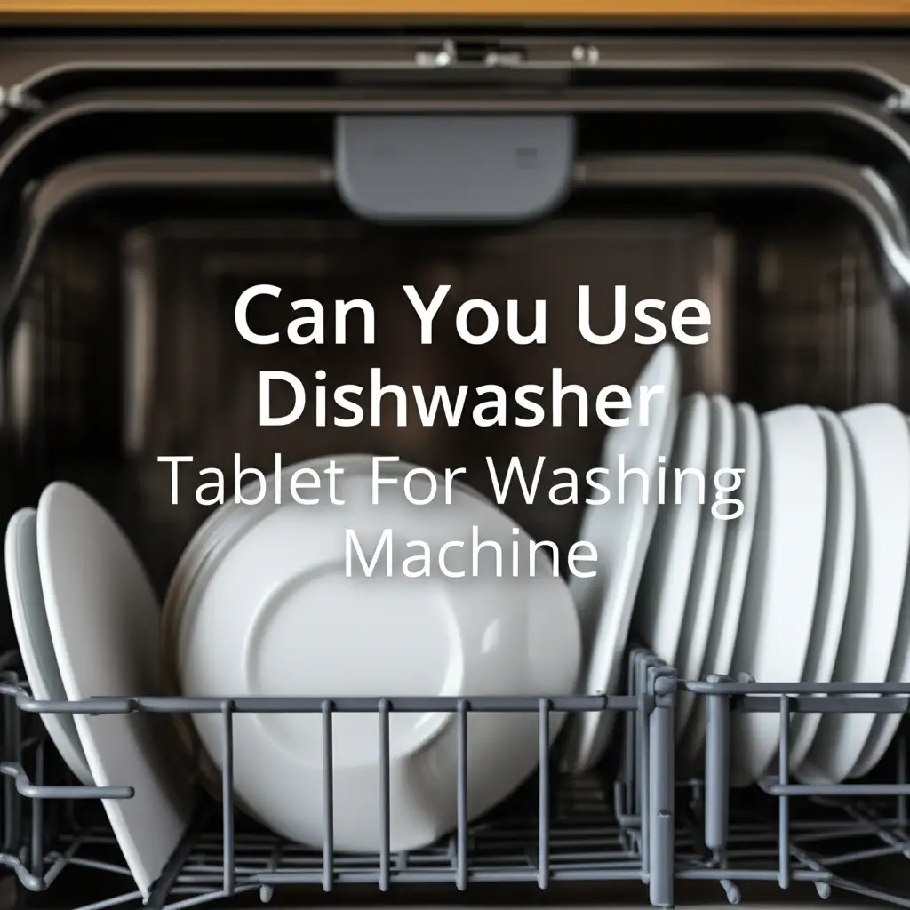 Can You Use Dishwasher Tablet For Washing Machine
