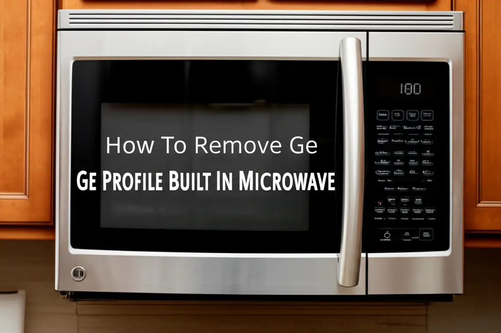 How To Remove Ge Profile Built In Microwave