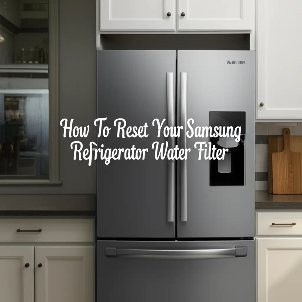 How To Reset Your Samsung Refrigerator Water Filter