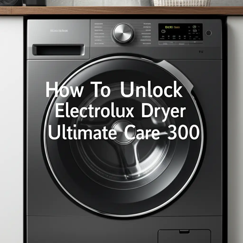 How To Unlock Electrolux Dryer Ultimate Care 300