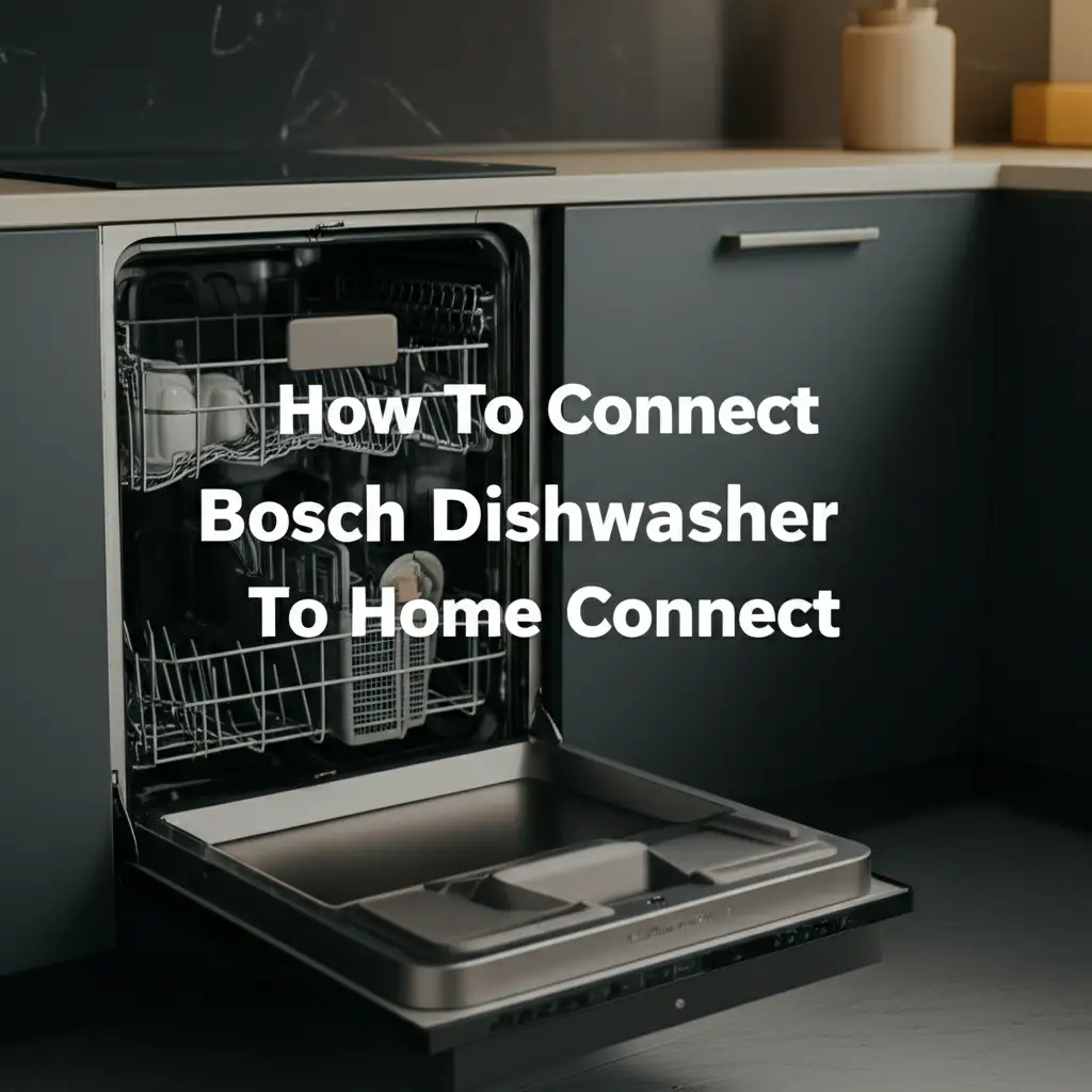 How To Connect Bosch Dishwasher To Home Connect