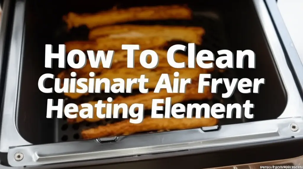 How To Clean Cuisinart Air Fryer Heating Element
