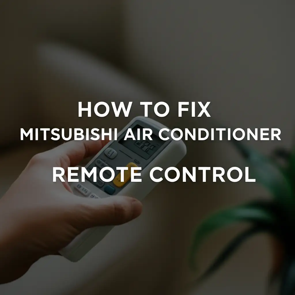 How To Fix Mitsubishi Air Conditioner Remote Control