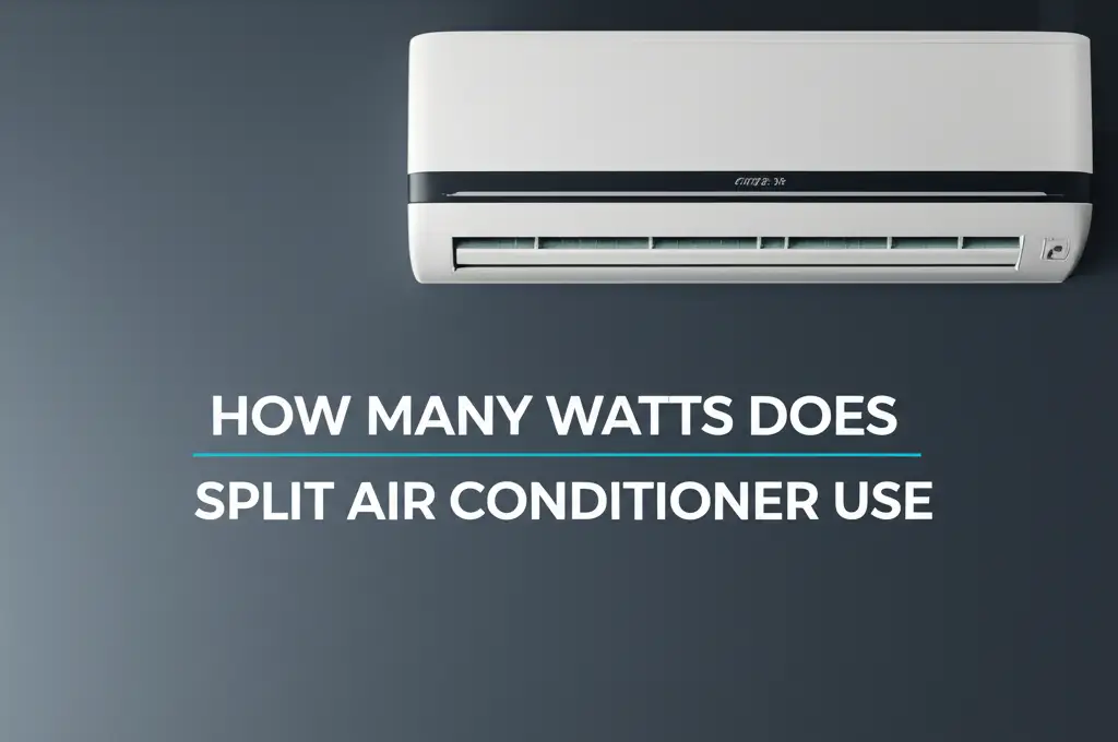 How Many Watts Does Split Air Conditioner Use