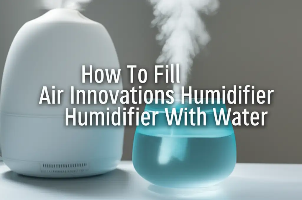 How To Fill Air Innovations Humidifier With Water