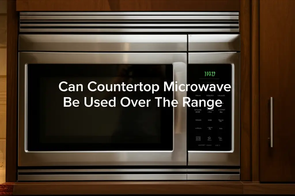 Can Countertop Microwave Be Used Over The Range
