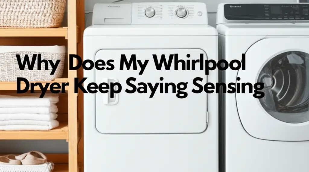 Whirlpool Dryer Stuck on Sensing? Here's Why!