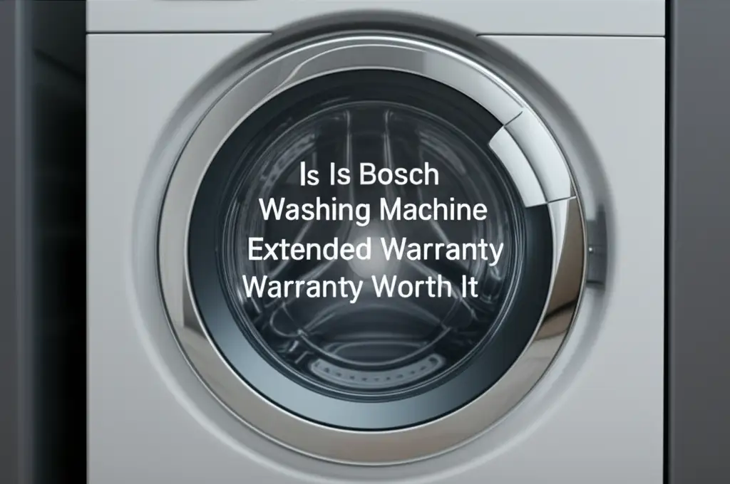 Is Bosch Washing Machine Extended Warranty Worth It