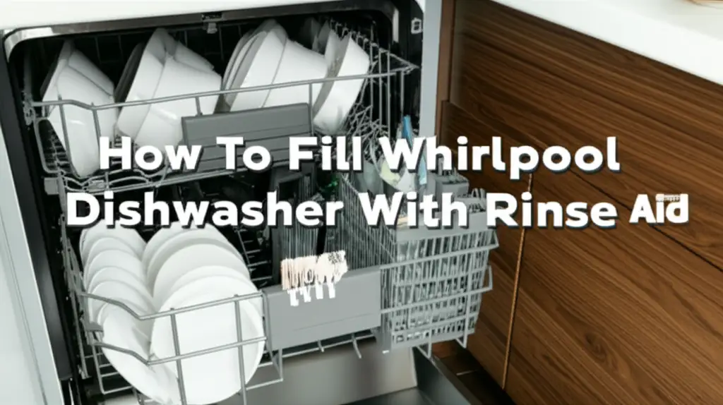 How To Fill Whirlpool Dishwasher With Rinse Aid