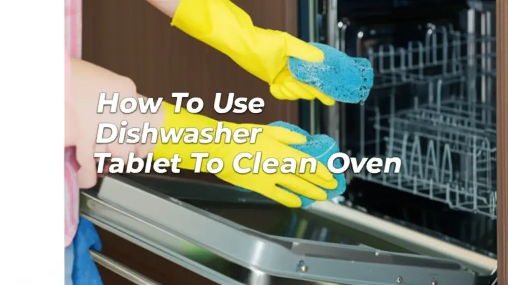How To Use Dishwasher Tablet To Clean Oven
