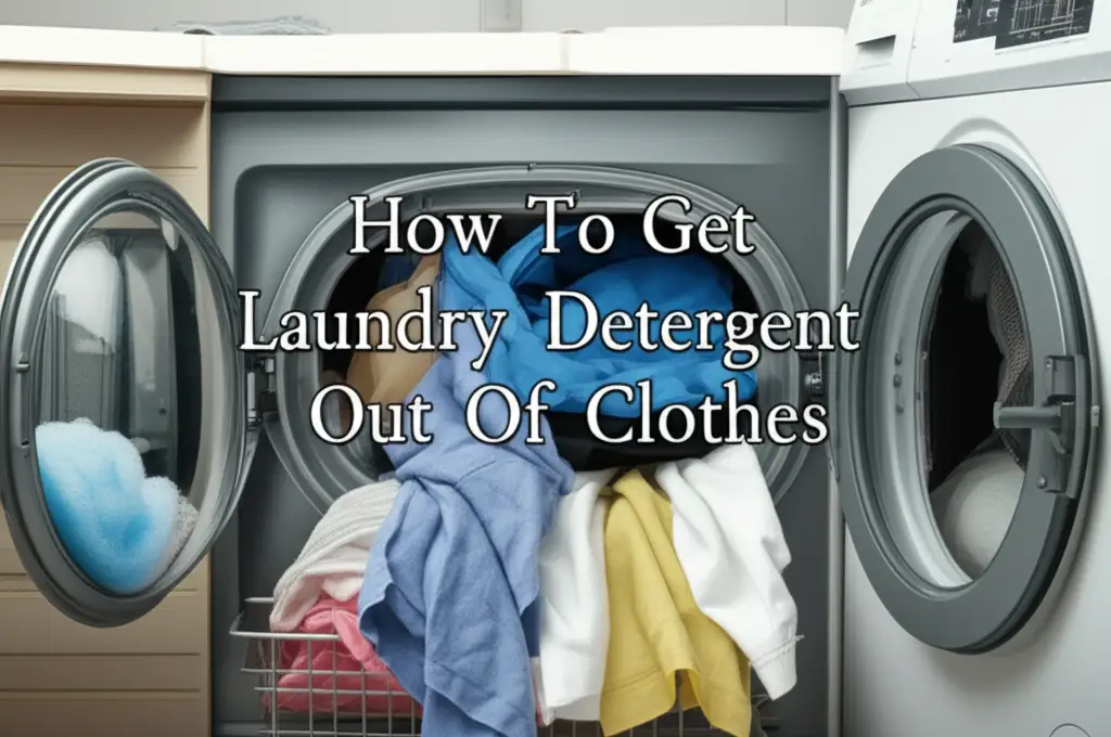 How To Get Laundry Detergent Out Of Clothes
