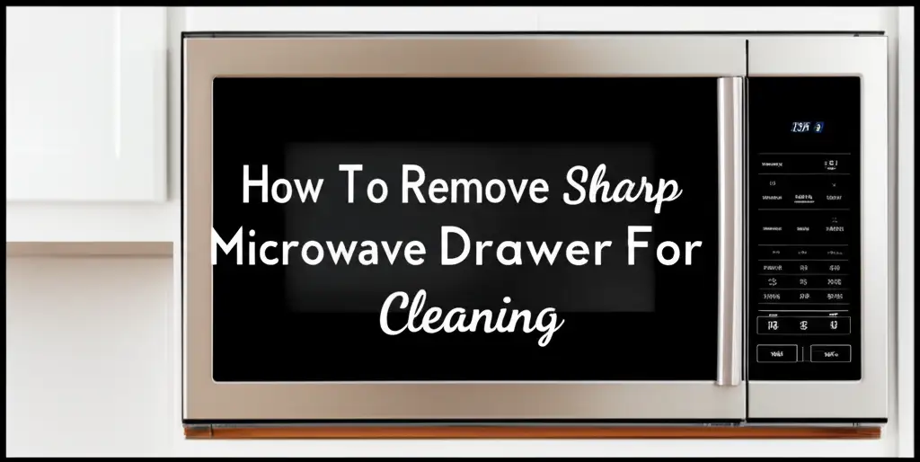 How To Remove Sharp Microwave Drawer For Cleaning