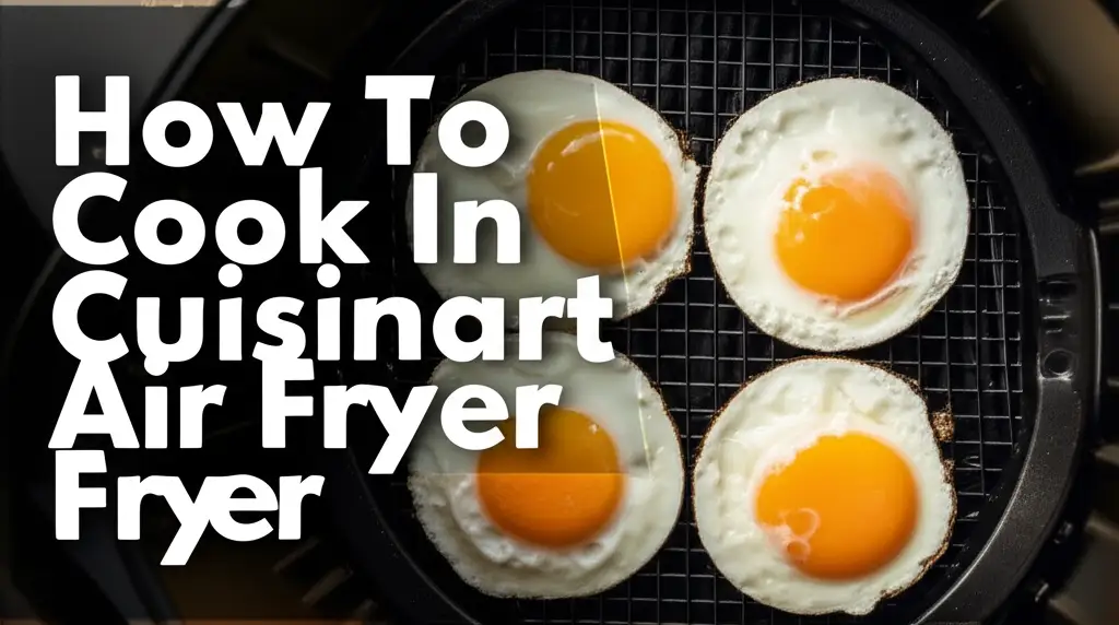 How To Cook Eggs In Cuisinart Air Fryer