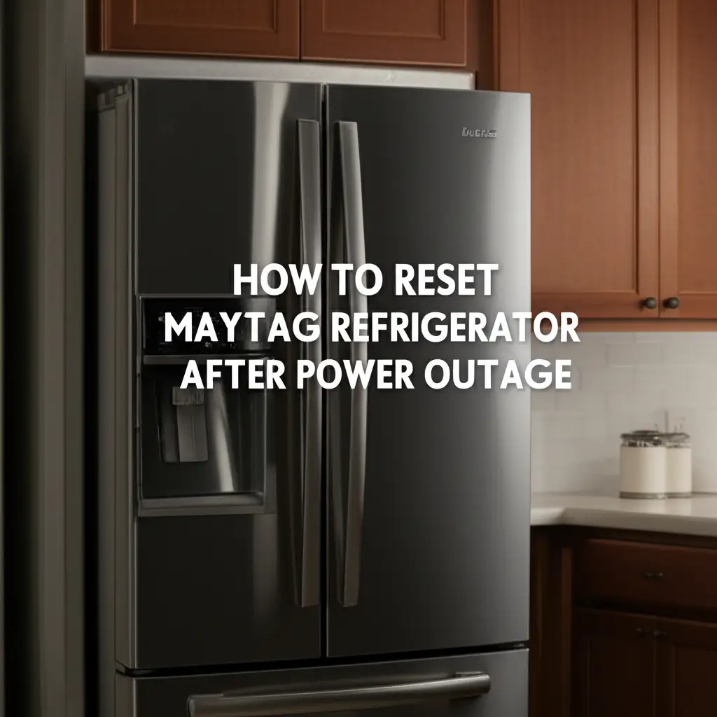 How To Reset Maytag Refrigerator After Power Outage