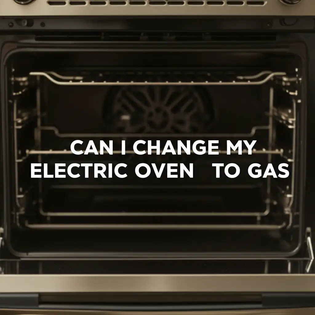 Can I Change My Electric Oven To Gas