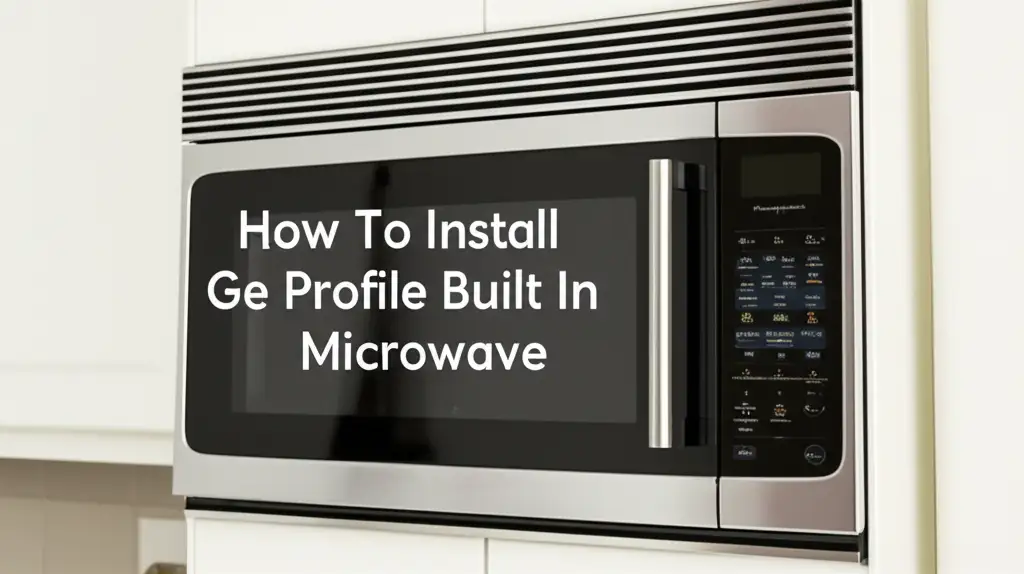 How To Install Ge Profile Built In Microwave