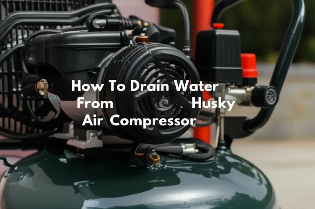 How To Drain Water From Husky Air Compressor