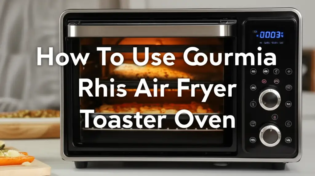 How To Use Gourmia Air Fryer Toaster Oven