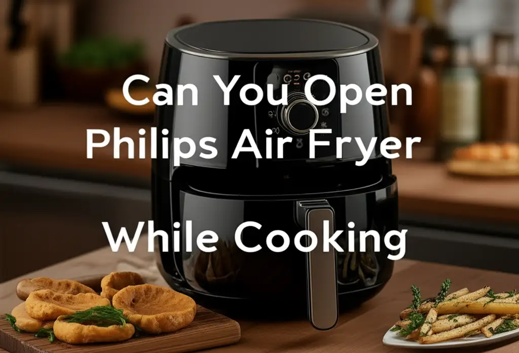Can You Open Philips Air Fryer While Cooking