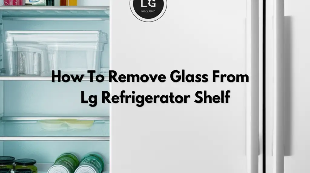 How To Remove Glass From Lg Refrigerator Shelf