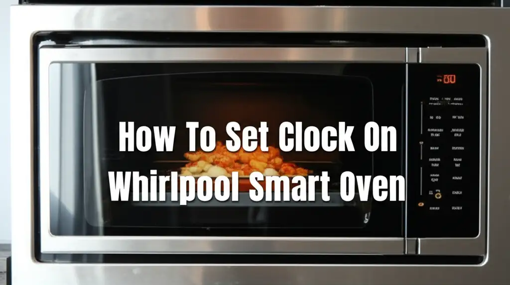 How To Set Clock On Whirlpool Smart Oven