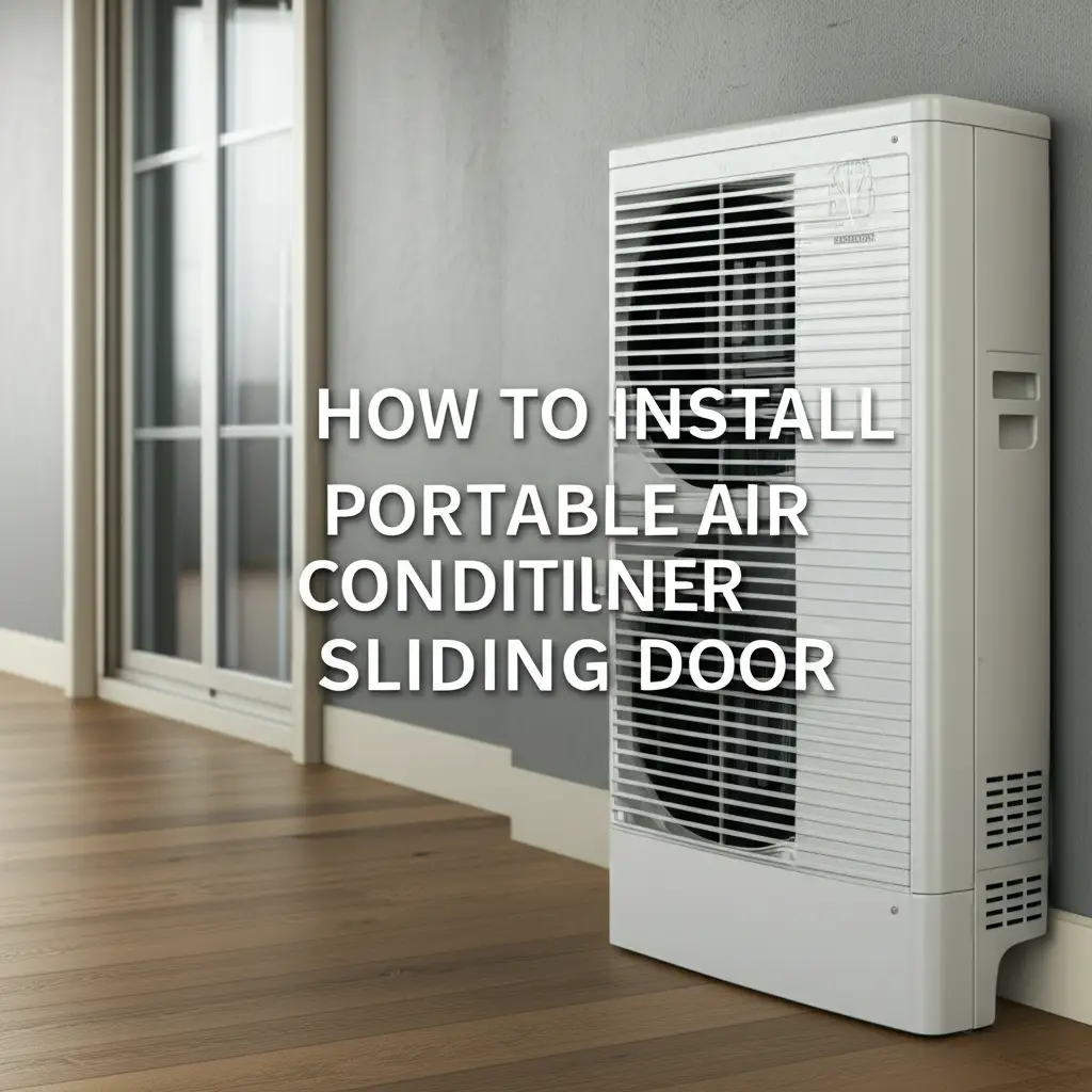 How To Install Portable Air Conditioner Sliding Door