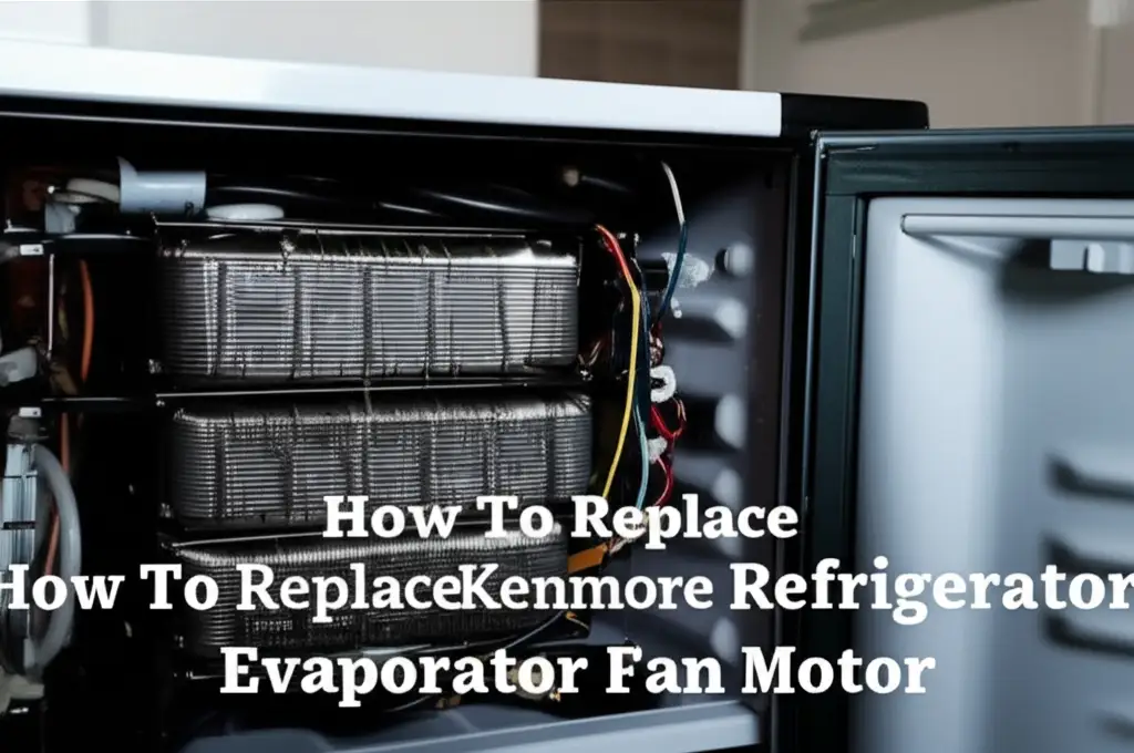 How To Replace Kenmore Refrigerator Evaporator Fan Motor