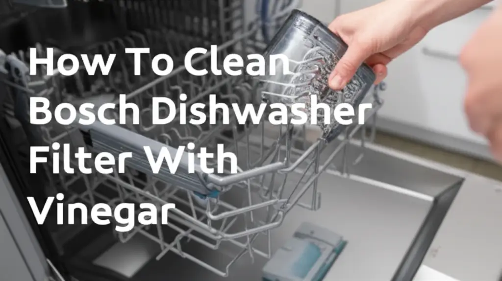 How To Clean Bosch Dishwasher Filter With Vinegar