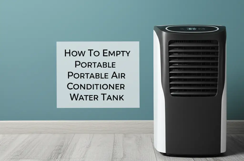 How To Empty Portable Air Conditioner Water Tank