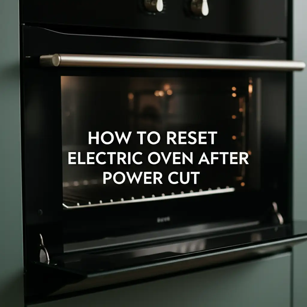 How To Reset Electric Oven After Power Cut