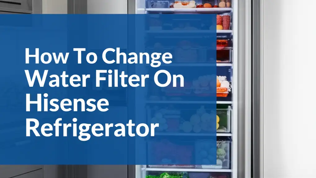 How To Change Water Filter On Hisense Refrigerator