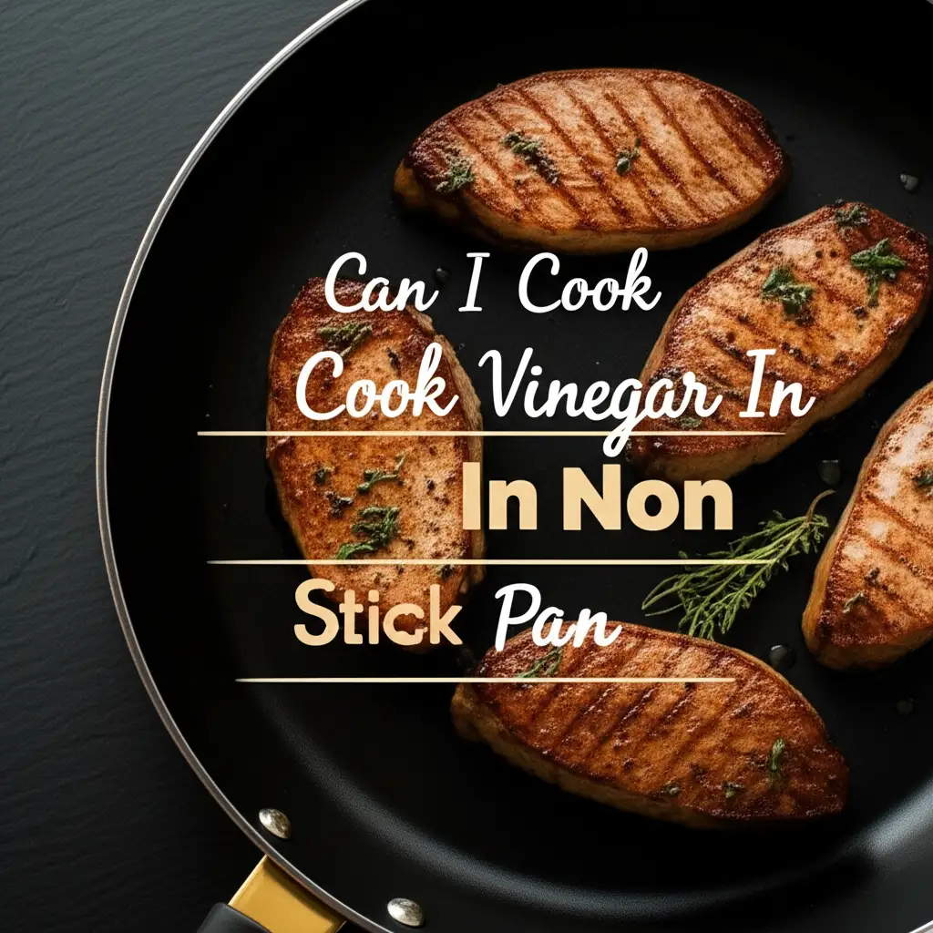 Can I Cook Vinegar In Non Stick Pan