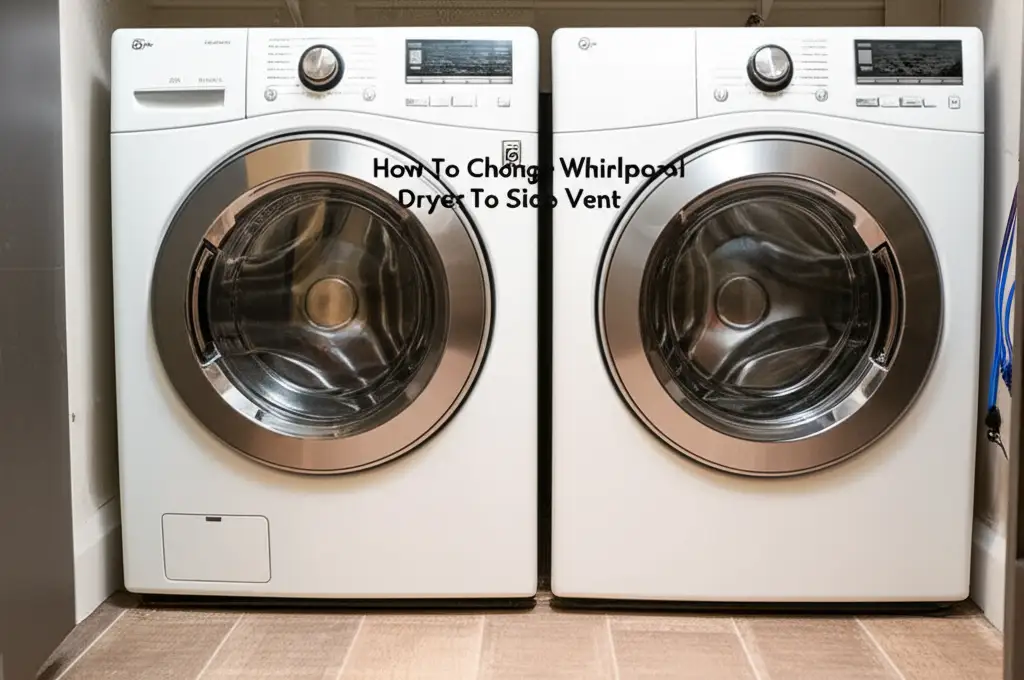 How To Change Whirlpool Dryer To Side Vent