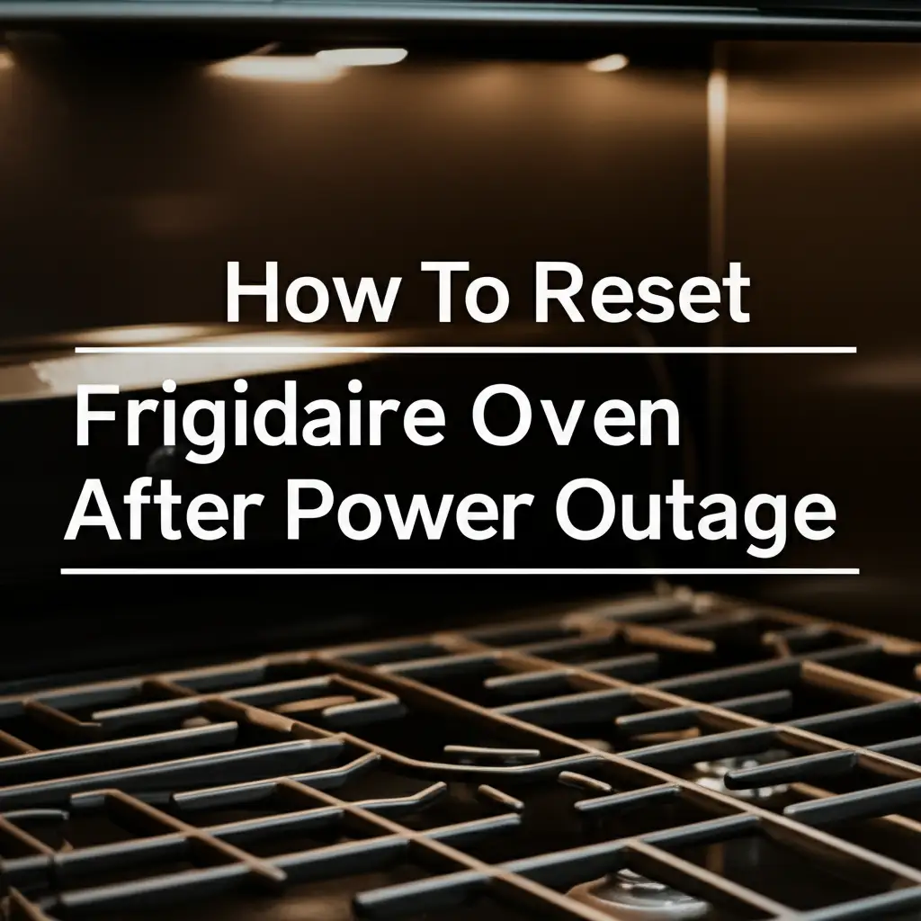 How To Reset Frigidaire Oven After Power Outage
