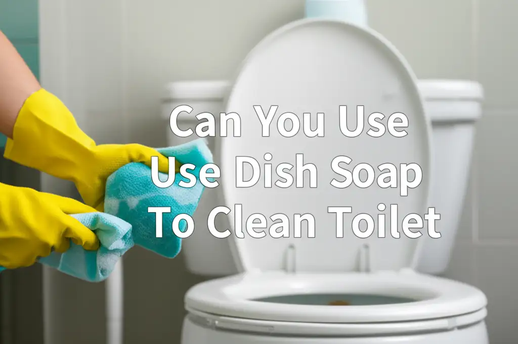 Can You Use Dish Soap To Clean Toilet