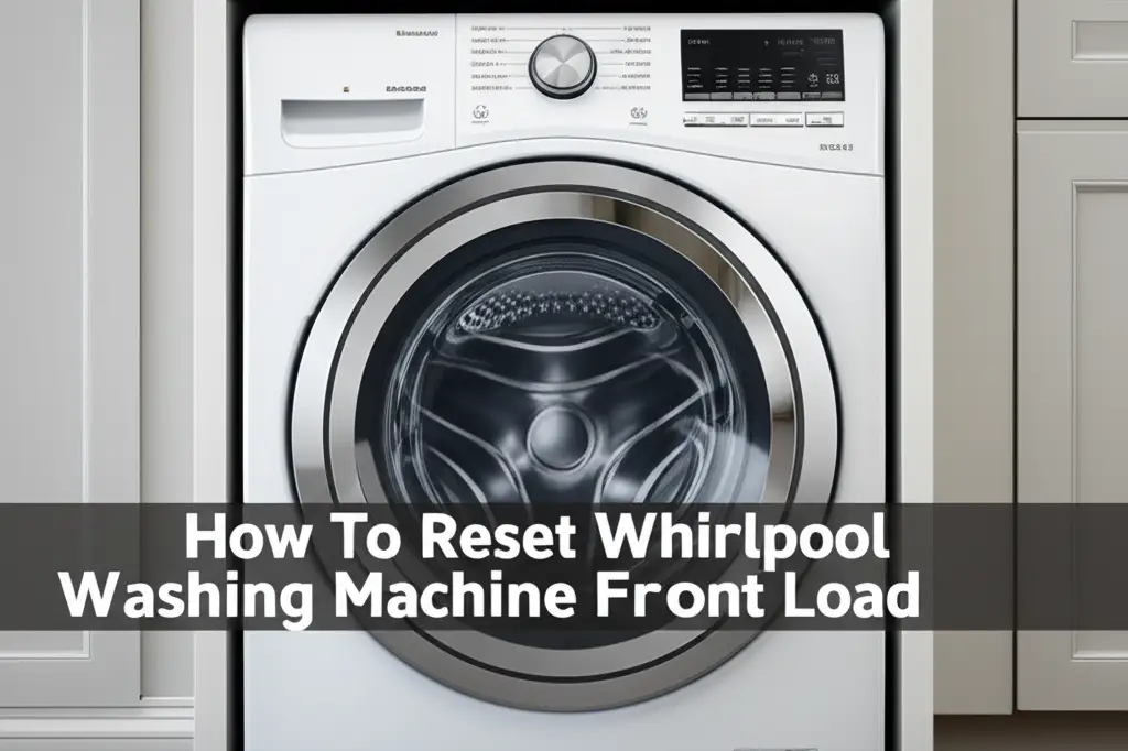 How To Reset Whirlpool Washing Machine Front Load