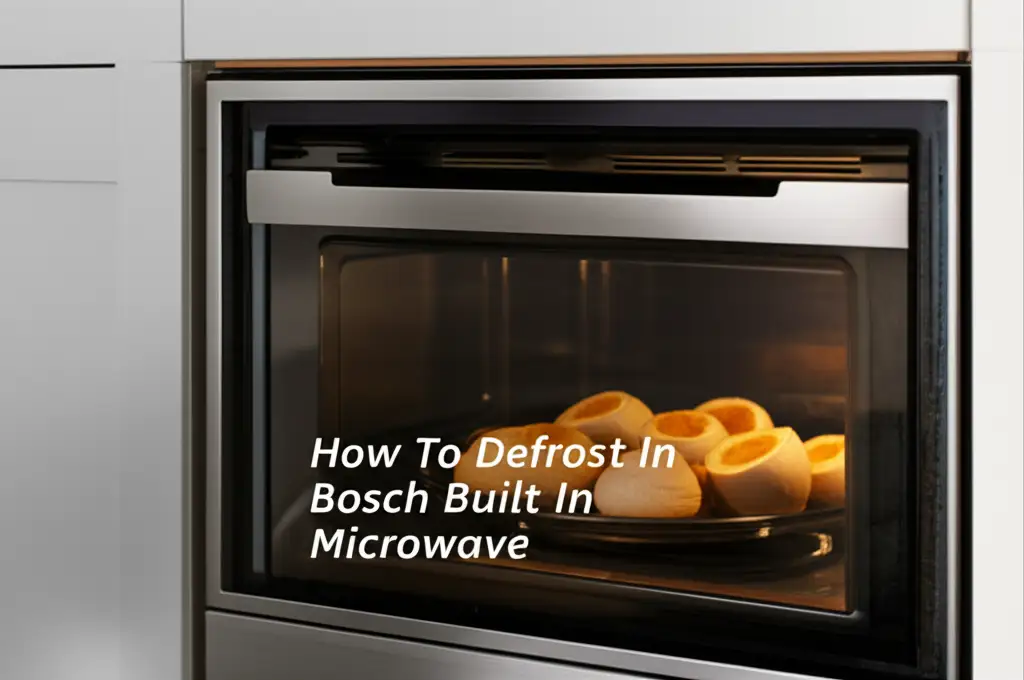 How To Defrost In Bosch Built In Microwave
