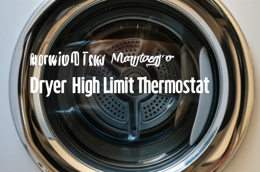 How To Test Maytag Dryer High Limit Thermostat
